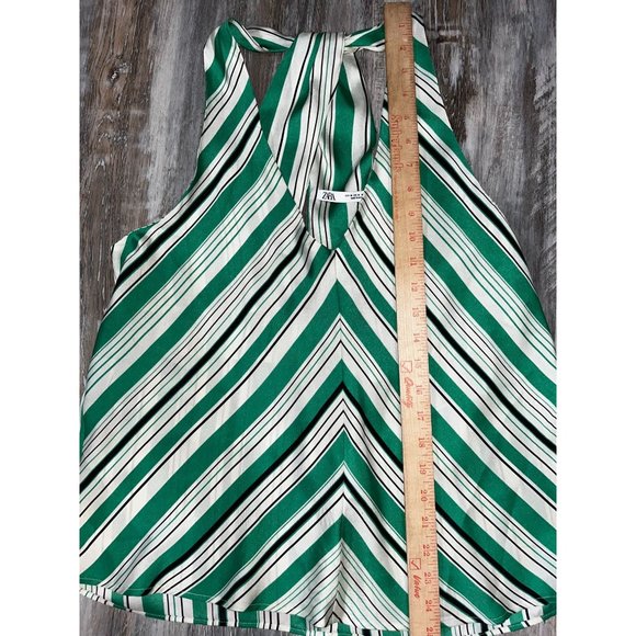 Zara High Low Maxi Skirt and Striped Sleeveless Blouse Both Size Medium NWOT - Picture 6 of 10